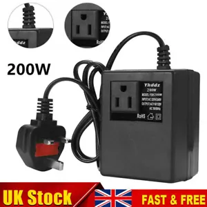 Voltage Converter Transformer 220V/240V To 110V/120V Step Down Power UK - Picture 1 of 11