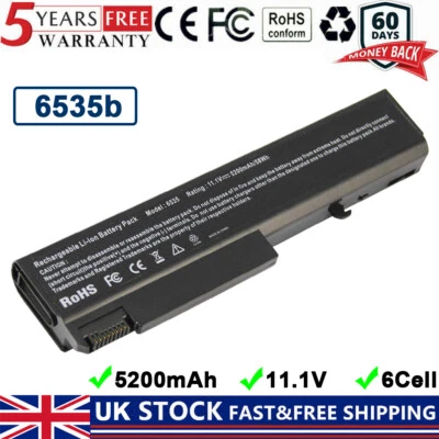 For HP EliteBook 8440W 8440P 6930p Compaq 6735b 6730b 6700b 6550b Laptop Battery - Image 1 of 4