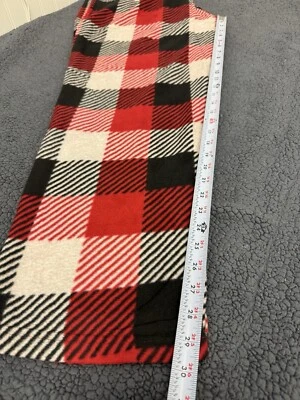 Pantalón de dormir Perry Ellis Portfolio para hombre rojo polar a cuadros XL Foto 1 de 4