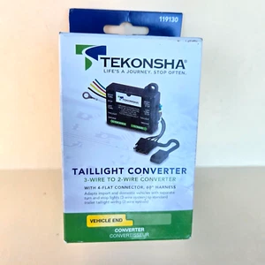TEKONSHA Universal Trailer Wire Taillight Converter 119130 Kit New, Sealed - Picture 1 of 4