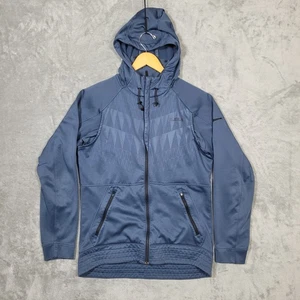 Chaqueta Nike Therma-Fit Para Hombre Pequeña Azul Cremallera Completa Con Capucha LeBron James Baloncesto - Imagen 1 de 12