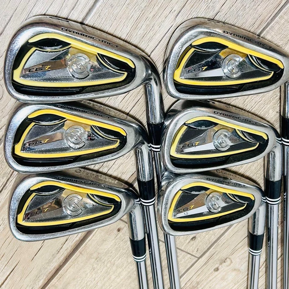 [Cleveland] CG7 Iron Set 6pcs 5-6-7-8-9-Pw Shaft Flight Speed Steel Flex S Stiff - Image 1 of 4