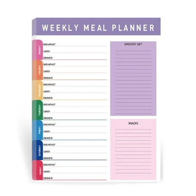 Healthy Eating Planner Notebook Weekly Tear Off Sheets For Nutrition Goal - Image 1 of 4