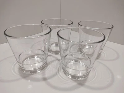 4 bicchieri vetro - Immagine 1 di 4