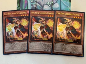 Yugioh 3x Fire King Courtier Ulcanix Ultra Rare MP25-EN262 2025 Mega-Pack 1st Ed - Picture 1 of 1