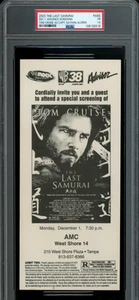 THE LAST SAMURAI / 2003 Advance Screening Movie Ticket, Tom Cruise film, PSA 1.5 - Picture 1 of 3