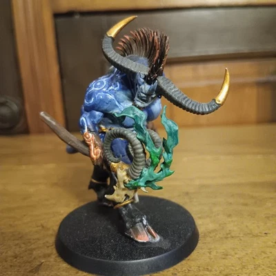 Warhammer Age of Sigmar: Disciples of Tzeentch Ogroid Thaumaturge Painted - Image 1 of 4