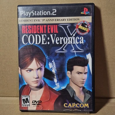 Resident Evil Code Veronica X PS2 PlayStation 2 No Demo Disc Or Manual  - Image 1 of 4