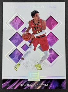 Trae Young 2018 Panini Status Rookie Credentials RC #8 - Hawks - Imagen 1 de 12