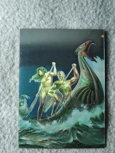 1994 Comic Images Best of Boris All-Chromium Holo #38 Rowing Saga IV, B. Vallejo - Bild 1 von 3