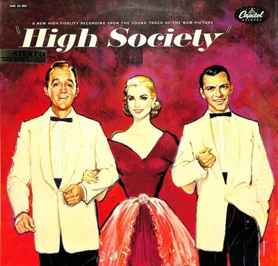 Capitol High Society Soundtrack LP Stereo Bing Crosby Sinatra Louis Armstrong - Image 1 of 2