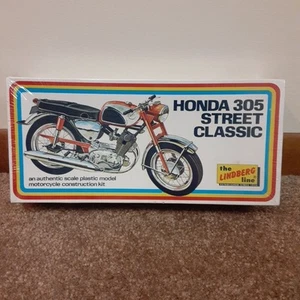 Sealed NOS LINBERG - HONDA 305 Superhawk STREET CLASSIC MOTORRAD MODELLBAUSATZ - Bild 1 von 8