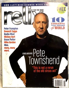 Relix Music Magazine June 2006 w/ CD Pete Townshend Peter Frampton Mickey Hart - Picture 1 of 2