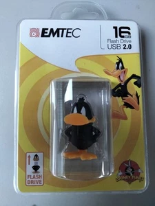 Looney Tunes DAFFY DUCK 16 GB Flash Thumb Drive EMTEC USB 2.0 - Photo 1/4