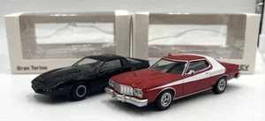 2 Autos TV Serie Pontiac Kitt +Torino Starsky und Hutch 1/43 - Bild 1 von 7