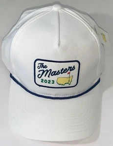 2023 Masters golf Hat White performance with rope new - Picture 1 of 11