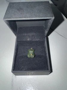 Gold Nugget Green Jade Carved Pendant - Picture 1 of 4