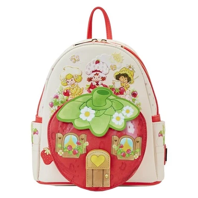 Mini mochila Loungefly Strawberry Shortcake Strawberry House Foto 1 de 4