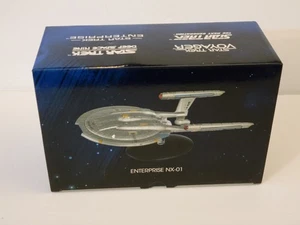 🔥 2017 Eaglemoss Star Trek U.S.S. Enterprise NX-01 XL Diecast Model Ship RETIRE - Foto 1 di 10