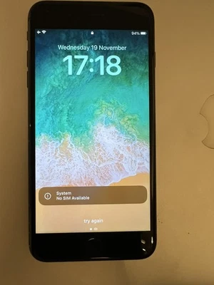 iPhone 8 Plus 256GB Space Grey Black- Unlocked- excellent  Condition  - Image 1 of 4