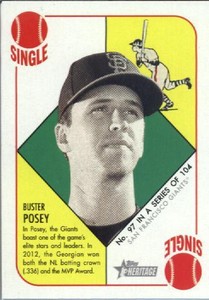 2015 Topps Heritage '51 Collection Baseball Card #97 Buster Posey