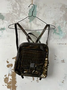 Moschino Backpack Bag Zipper Vintage - Picture 1 of 8