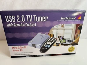 Startech USB 2.0 TV Tuner - Bring Cable T.V to PC Computer Laptop with Remote - Picture 1 of 8