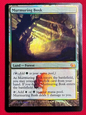 MTG Foil 1X Murmuring Bosk X1 From the Vault: Realms (Off Center Error) Magic NM - Image 1 of 2