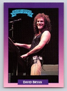 #270 David Bryan - Bon Jovi - 1991 Brockum Rock Cards (NRMT-MT)