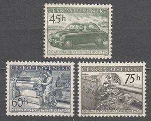 CZECHOSLOVAKIA 1955 **MNH SC#685/87 set, Industrial production. - Imagen 1 de 1