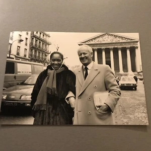 BARBARA HENDRICKS et JACQUES CHANCEL - PHOTO DE PRESSE 13x18cm ⚡️ - Imagen 1 de 1