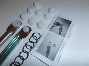 Wiper Linkage Plastic Bush Set Pack 10 all sizes (fit to original Linkrods)UKmde - Picture 1 of 11