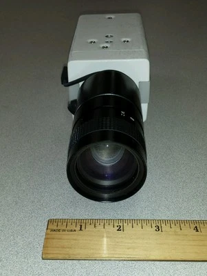 Câmera CCD de televisão Ikegami ICD-47E com lente de zoom ComputarTV H6Z0812A1VD 8-48mm - Imagem 1 de 4