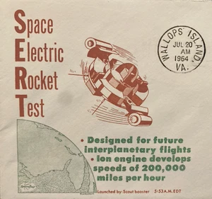 SPACE ELECTRIC ROCKET TEST FOR FUTURE INTERPLANEARY FLIGHTS SWANSON JULY 20 1964 - Picture 1 of 6