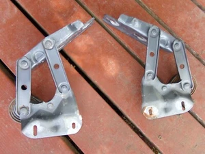 1988 Dodge Aries Plymouth Reliant Hood Hinges OEM Pair - Picture 1 of 2