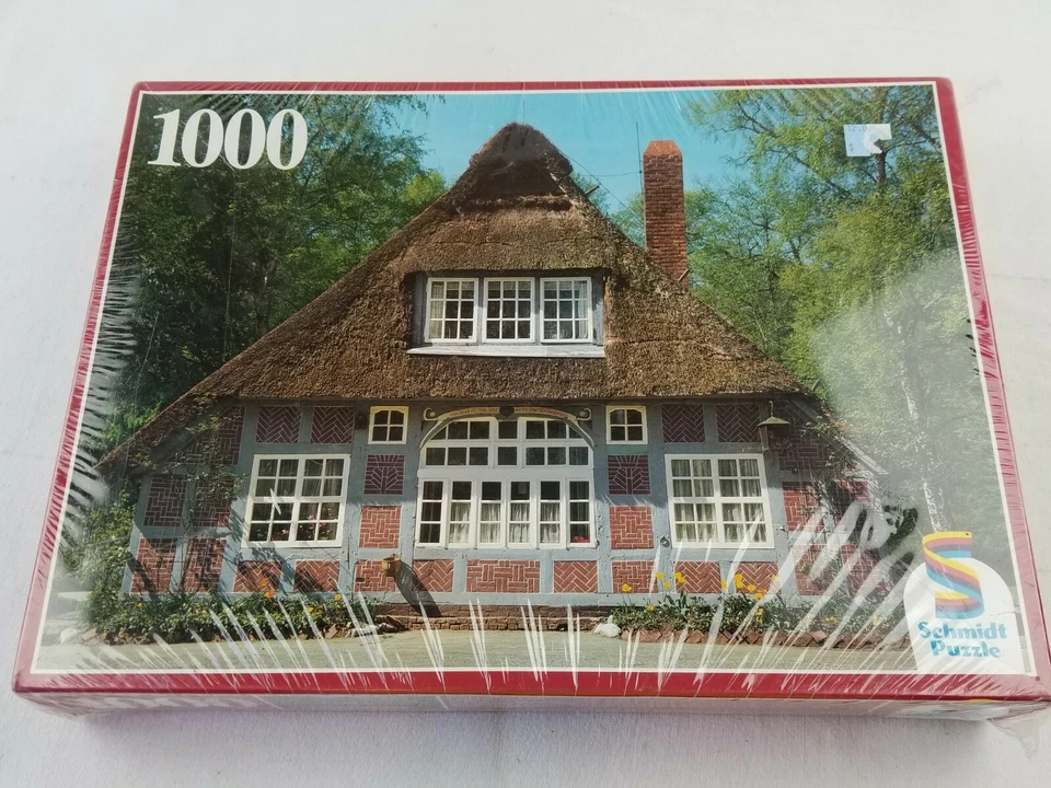 Schmidt Jigsaw Puzzle 1000pc - Panorama Casa Contadina house new sealed 02601 - Image 1 of 4