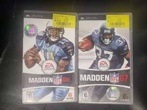 Madden NFL 07 + MADDEN 08 PSP UMD Football, Very Good, Complete - Picture 1 of 2