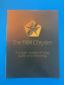 Chrysler New Yorker Fifth Avenue 1984 LaBaron láser folleto de ventas de concesionario - Imagen 1 de 10