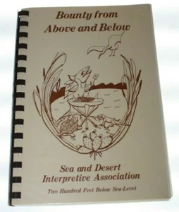 Vintage 1984 Cookbook "Bounty from Above and Below" Recipes - Imagen 1 de 2