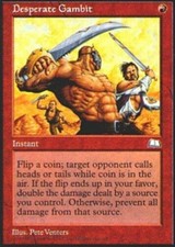 4x Desperate Gambit MTG Weatherlight NM Magic Regular