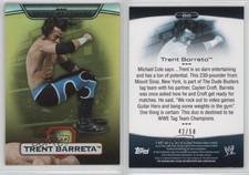 2010 Topps Platinum WWE Gold /50 Trent Barreta #86 Rookie RC