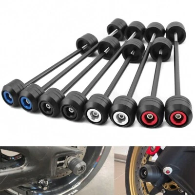 For HAYABUSA GSXR 600 750 1000 Front Rear Wheel Slider Axle Crash Protector Pad - Imagem 1 de 4