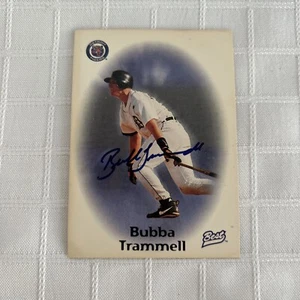Bubba Trammell 1998 mejor autógrafo en tarjeta automático Detroit Tigers - Imagen 1 de 3