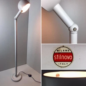 π¨ STILNOVO Original Vintage Floor Lamp 60s 70s Lampada Piantana Restaurata - Foto 1 di 12