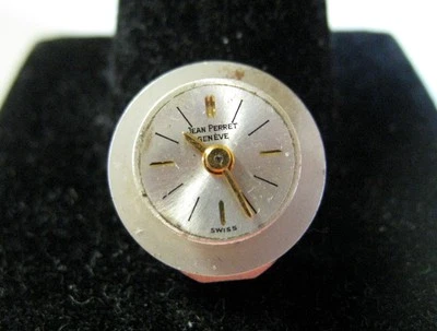 ВИНТАЖНЫЙ ШВЕЙЦАРСКИЙ МЕХАНИЗМ JEAN PERRET GENEVE 17 КАМНЕЙ НА ЗАПЧАСТИ И РЕМОНТ - Изображение 1 из 4