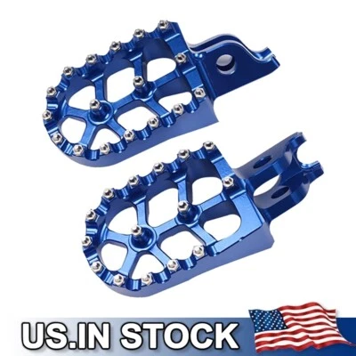 Blue Foot Pegs Footrest Foot Pedals For Honda CRF 250L 300L 450L 1000L 1100L - Изображение 1 из 4