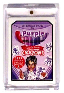 2017 Prince Purple Rain (crayons) Shammy's Card GPK Wacky Packages IN 1 TOUCH - Picture 1 of 2