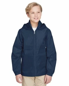 Team 365 Boys Lightweight Jacket Full Zip  Water Resistant Finish TT73Y - Picture 1 of 35