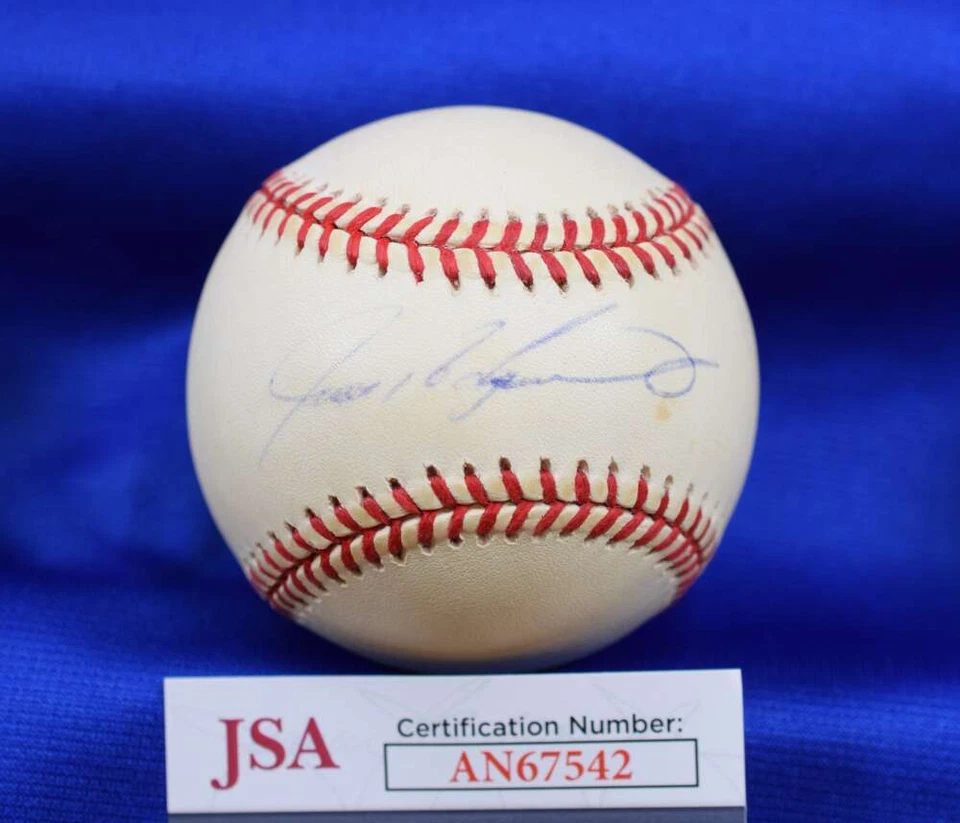 Ivan Rodriguez JSA Coa Autograph National League ONL Signed Baseball - Image 1 of 2