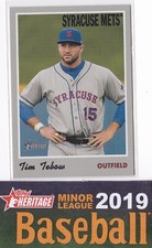 2019 Topps Heritage Minor Leagues YOU PICK Base Cards of MLB Prospects